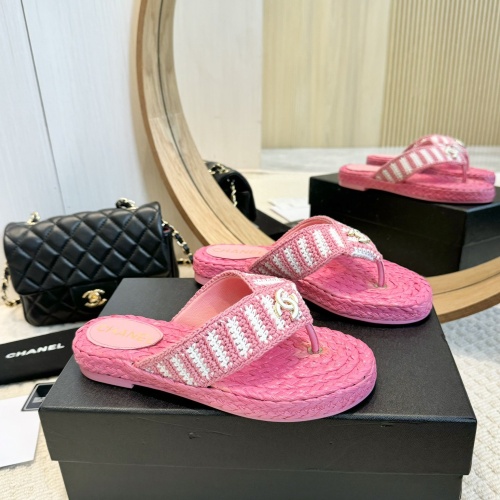 Replica Chanel Slippers For Women #1232130 $96.00 USD for Wholesale