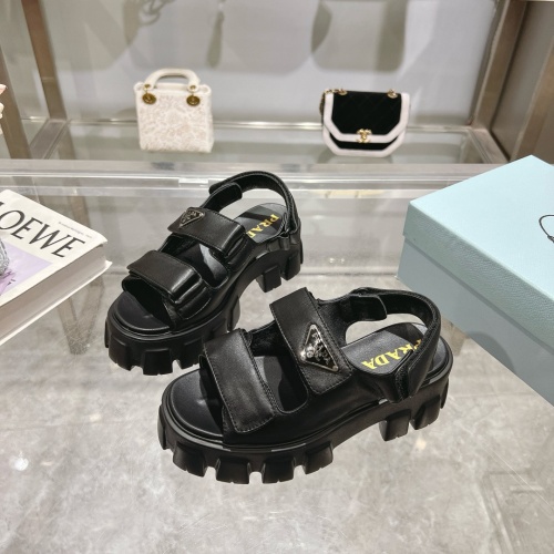 Wholesale Prada Sandal For Women #1232134 $98.00 USD, Wholesale Quality Replica Prada Sandal