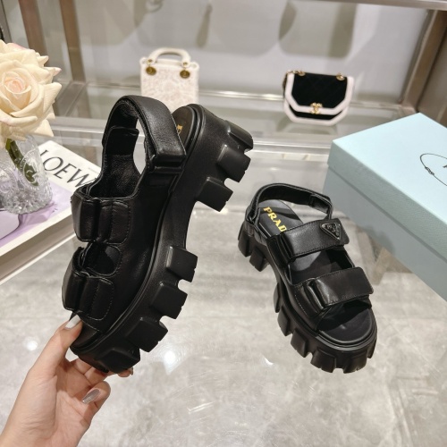 Replica Prada Sandal For Women #1232134 $98.00 USD for Wholesale