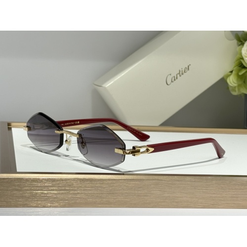 Wholesale Cartier AAA Quality Sunglassess #1232137 $60.00 USD, Wholesale Quality Replica Cartier AAA Quality Sunglassess