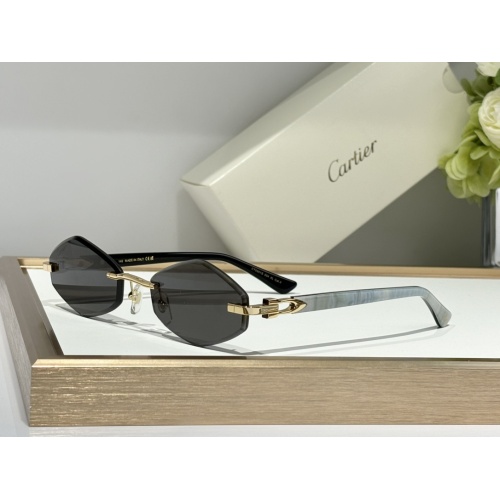 Wholesale Cartier AAA Quality Sunglassess #1232138 $60.00 USD, Wholesale Quality Replica Cartier AAA Quality Sunglassess