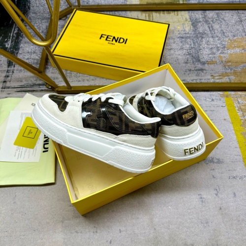 Replica Fendi Casual Shoes For Women #1232143 $102.00 USD for Wholesale