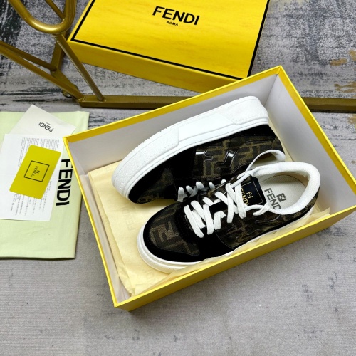 Replica Fendi Casual Shoes For Women #1232145 $102.00 USD for Wholesale