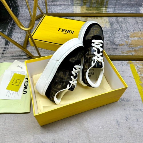 Replica Fendi Casual Shoes For Women #1232145 $102.00 USD for Wholesale