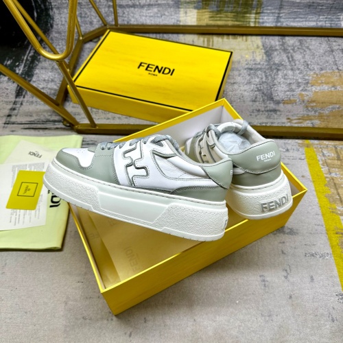 Replica Fendi Casual Shoes For Women #1232146 $102.00 USD for Wholesale