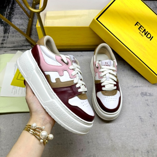 Wholesale Fendi Casual Shoes For Women #1232147 $102.00 USD, Wholesale Quality Replica Fendi Casual Shoes