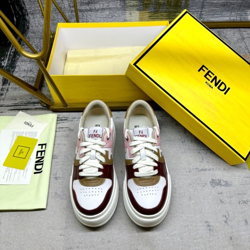 Replica Fendi Casual Shoes For Women #1232147 $102.00 USD for Wholesale