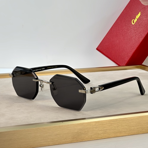 Wholesale Cartier AAA Quality Sunglassess #1232149 $64.00 USD, Wholesale Quality Replica Cartier AAA Quality Sunglassess