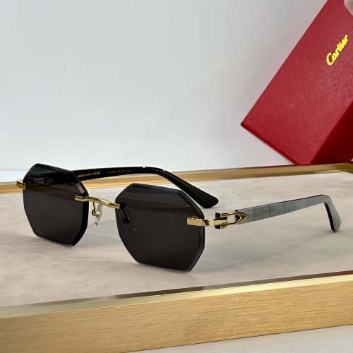 Wholesale Cartier AAA Quality Sunglassess #1232152 $64.00 USD, Wholesale Quality Replica Cartier AAA Quality Sunglassess