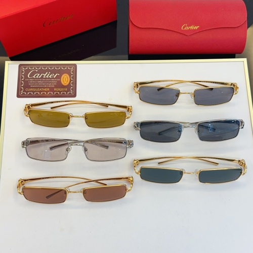 Replica Cartier AAA Quality Sunglassess #1232157 $60.00 USD for Wholesale