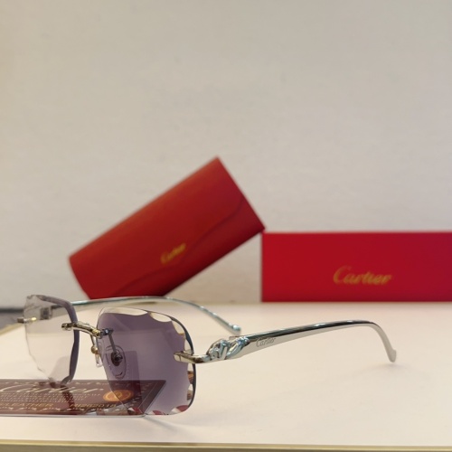 Wholesale Cartier AAA Quality Sunglassess #1232165 $68.00 USD, Wholesale Quality Replica Cartier AAA Quality Sunglassess