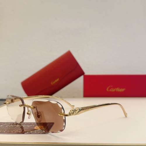 Wholesale Cartier AAA Quality Sunglassess #1232168 $68.00 USD, Wholesale Quality Replica Cartier AAA Quality Sunglassess