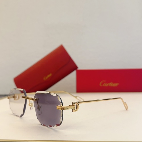 Wholesale Cartier AAA Quality Sunglassess #1232170 $68.00 USD, Wholesale Quality Replica Cartier AAA Quality Sunglassess