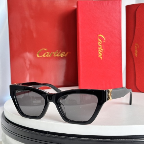 Wholesale Cartier AAA Quality Sunglassess #1232176 $52.00 USD, Wholesale Quality Replica Cartier AAA Quality Sunglassess