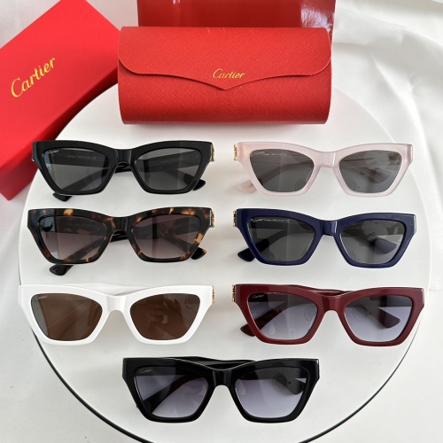 Replica Cartier AAA Quality Sunglassess #1232176 $52.00 USD for Wholesale