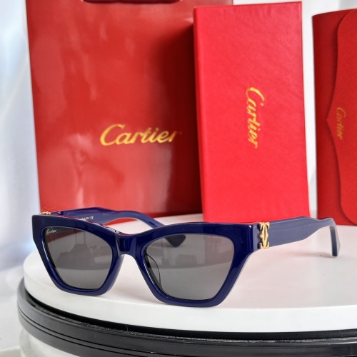 Wholesale Cartier AAA Quality Sunglassess #1232178 $52.00 USD, Wholesale Quality Replica Cartier AAA Quality Sunglassess