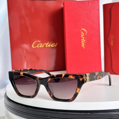 Wholesale Cartier AAA Quality Sunglassess #1232181 $52.00 USD, Wholesale Quality Replica Cartier AAA Quality Sunglassess