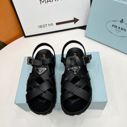 Replica Prada Sandal For Women #1232184 $88.00 USD for Wholesale