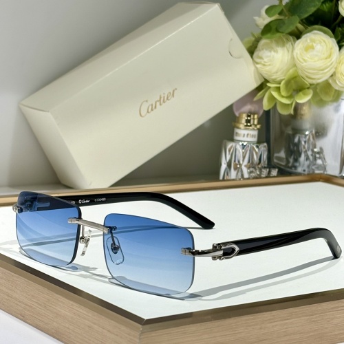 Wholesale Cartier AAA Quality Sunglassess #1232190 $56.00 USD, Wholesale Quality Replica Cartier AAA Quality Sunglassess