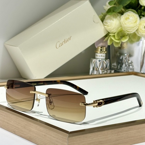 Wholesale Cartier AAA Quality Sunglassess #1232191 $56.00 USD, Wholesale Quality Replica Cartier AAA Quality Sunglassess