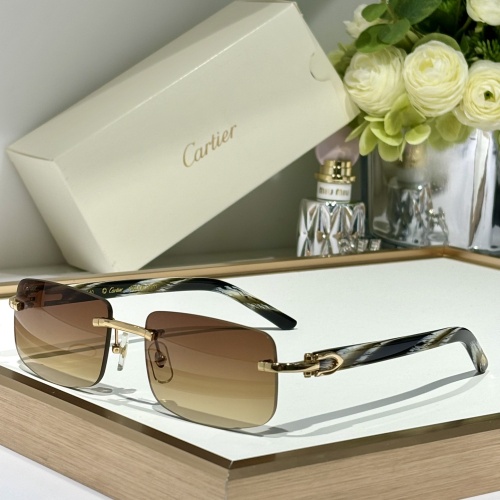 Wholesale Cartier AAA Quality Sunglassess #1232192 $56.00 USD, Wholesale Quality Replica Cartier AAA Quality Sunglassess