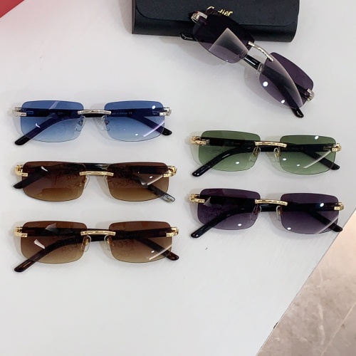 Replica Cartier AAA Quality Sunglassess #1232193 $56.00 USD for Wholesale