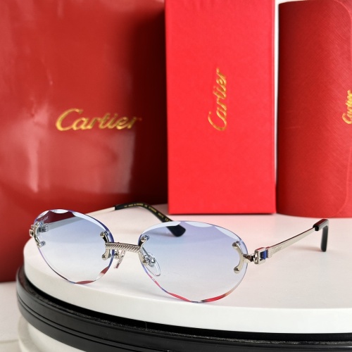 Wholesale Cartier AAA Quality Sunglassess #1232199 $60.00 USD, Wholesale Quality Replica Cartier AAA Quality Sunglassess