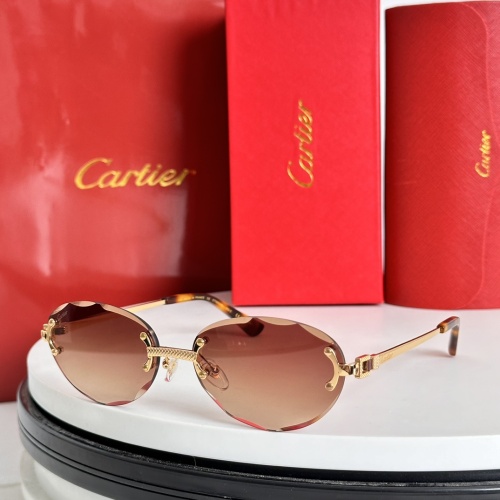 Wholesale Cartier AAA Quality Sunglassess #1232201 $60.00 USD, Wholesale Quality Replica Cartier AAA Quality Sunglassess