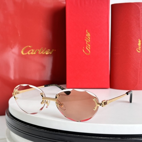 Wholesale Cartier AAA Quality Sunglassess #1232202 $60.00 USD, Wholesale Quality Replica Cartier AAA Quality Sunglassess