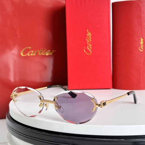 Wholesale Cartier AAA Quality Sunglassess #1232203 $60.00 USD, Wholesale Quality Replica Cartier AAA Quality Sunglassess