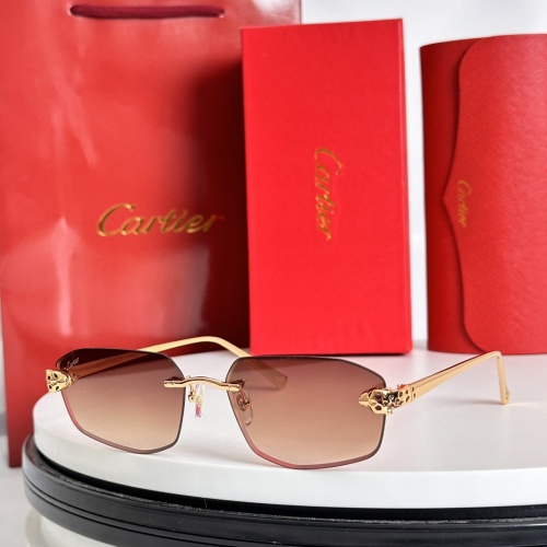 Wholesale Cartier AAA Quality Sunglassess #1232211 $64.00 USD, Wholesale Quality Replica Cartier AAA Quality Sunglassess