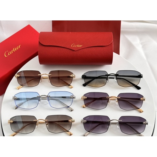 Replica Cartier AAA Quality Sunglassess #1232211 $64.00 USD for Wholesale