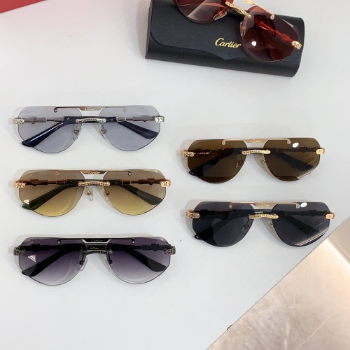 Replica Cartier AAA Quality Sunglassess #1232235 $60.00 USD for Wholesale