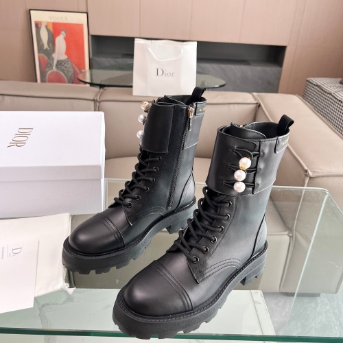 Replica Christian Dior Boots For Women #1232239 $128.00 USD for Wholesale