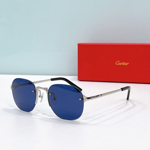 Wholesale Cartier AAA Quality Sunglassess #1232240 $52.00 USD, Wholesale Quality Replica Cartier AAA Quality Sunglassess