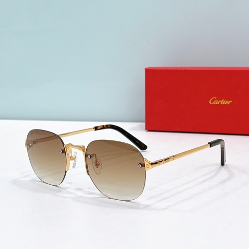 Wholesale Cartier AAA Quality Sunglassess #1232245 $52.00 USD, Wholesale Quality Replica Cartier AAA Quality Sunglassess