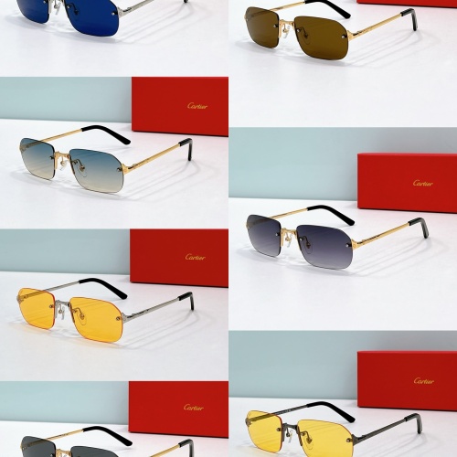 Replica Cartier AAA Quality Sunglassess #1232251 $52.00 USD for Wholesale