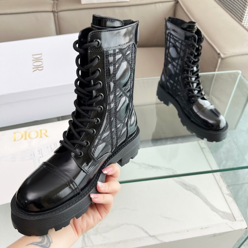 Replica Christian Dior Boots For Women #1232257 $128.00 USD for Wholesale