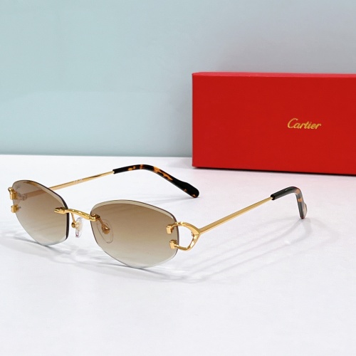 Wholesale Cartier AAA Quality Sunglassess #1232267 $52.00 USD, Wholesale Quality Replica Cartier AAA Quality Sunglassess