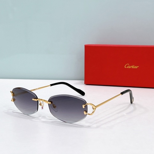 Wholesale Cartier AAA Quality Sunglassess #1232271 $52.00 USD, Wholesale Quality Replica Cartier AAA Quality Sunglassess