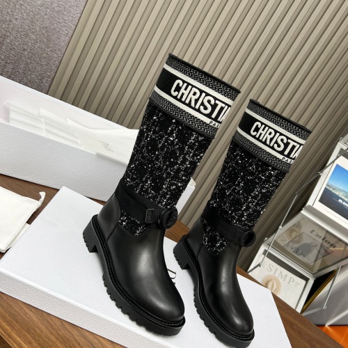 Replica Christian Dior Boots For Women #1232277 $118.00 USD for Wholesale