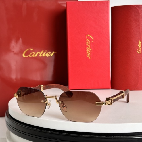 Wholesale Cartier AAA Quality Sunglassess #1232282 $52.00 USD, Wholesale Quality Replica Cartier AAA Quality Sunglassess