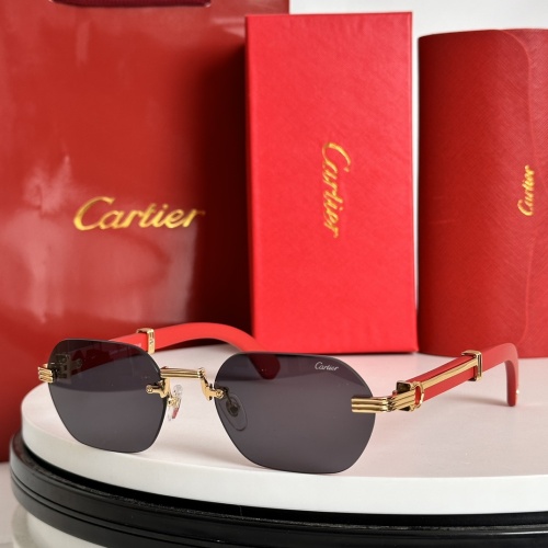 Wholesale Cartier AAA Quality Sunglassess #1232284 $52.00 USD, Wholesale Quality Replica Cartier AAA Quality Sunglassess