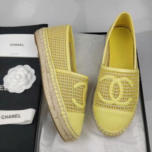 Wholesale Chanel Flat Shoes For Women #1232290 $72.00 USD, Wholesale Quality Replica Chanel Flat Shoes