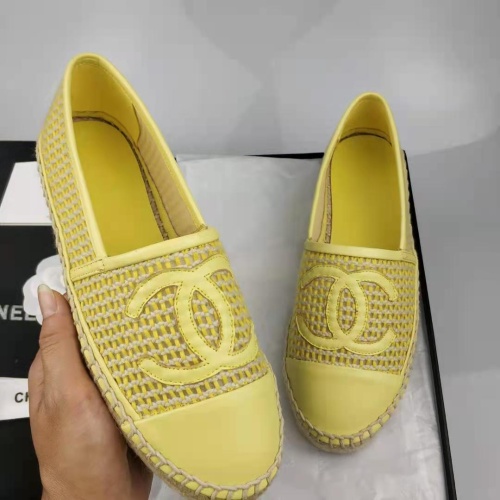 Replica Chanel Flat Shoes For Women #1232290 $72.00 USD for Wholesale