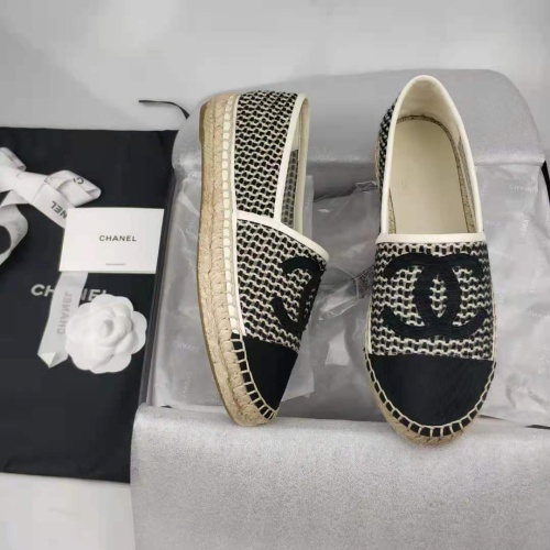 Wholesale Chanel Flat Shoes For Women #1232291 $72.00 USD, Wholesale Quality Replica Chanel Flat Shoes