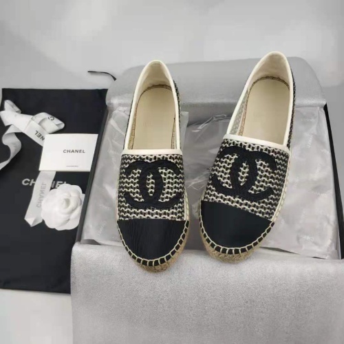 Replica Chanel Flat Shoes For Women #1232291 $72.00 USD for Wholesale