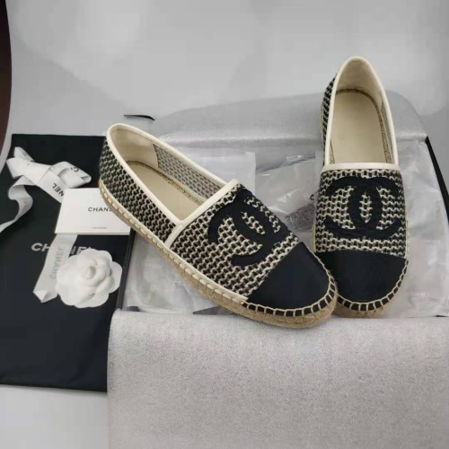 Replica Chanel Flat Shoes For Women #1232291 $72.00 USD for Wholesale