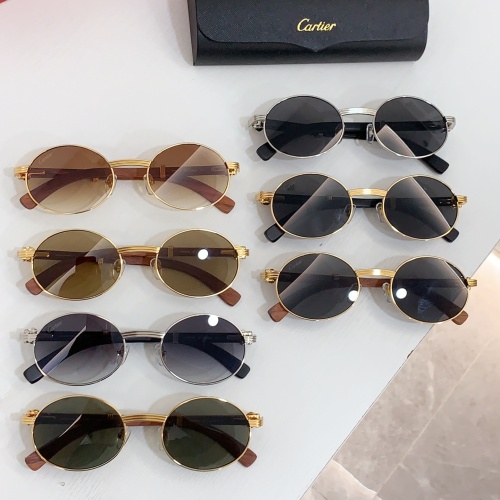 Replica Cartier AAA Quality Sunglassess #1232297 $60.00 USD for Wholesale