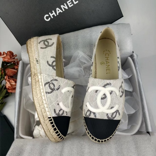 Wholesale Chanel Flat Shoes For Women #1232303 $72.00 USD, Wholesale Quality Replica Chanel Flat Shoes